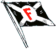 Mit dieser Flagge waren
die Schornsteine der Frigga Reederei geschmückt