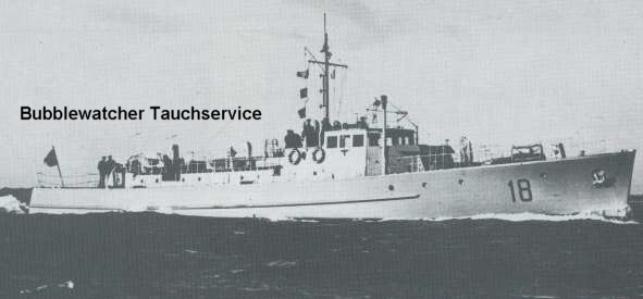 Räumboot R18 bei der Operation Weserübung 1940